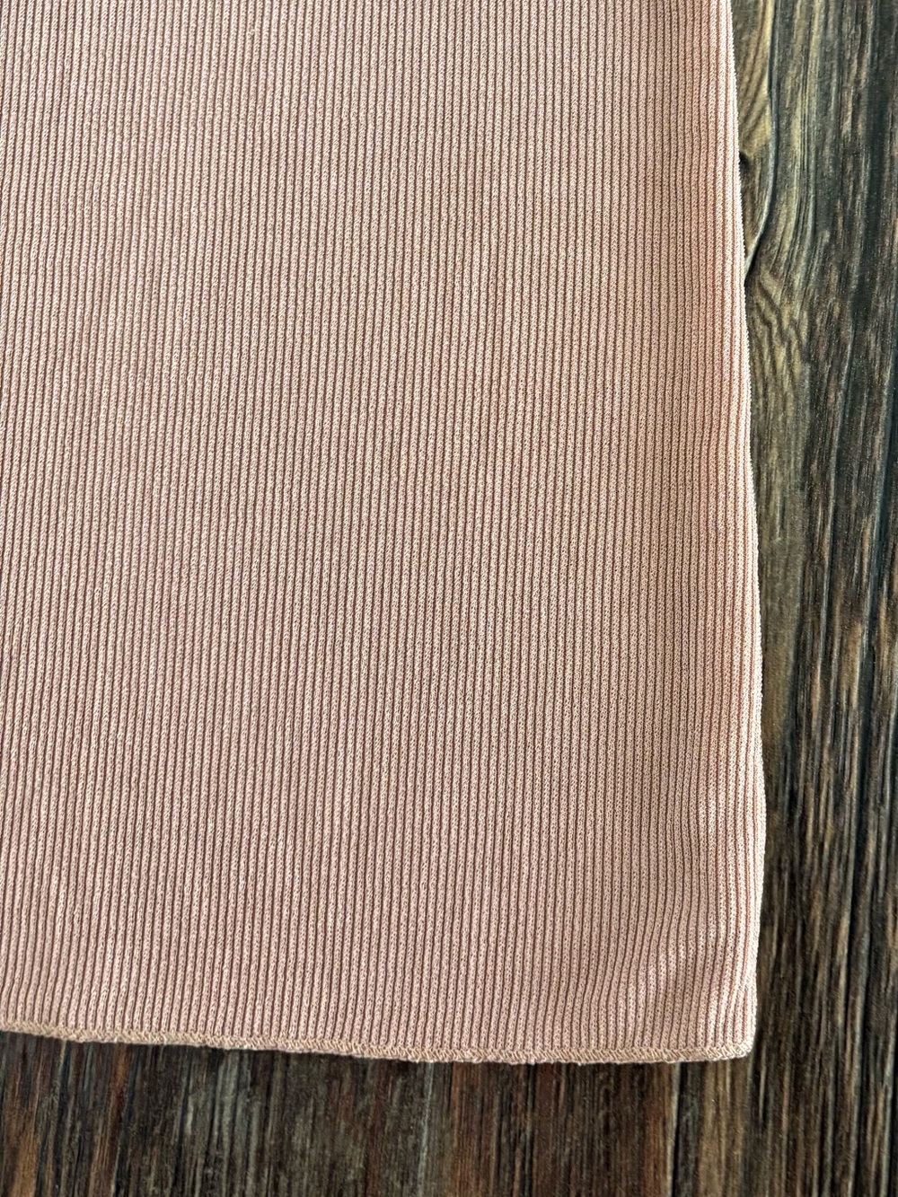 Zara Ribbed Tank Top Size Small Beige Sleeveless Scoop Neck RN77302 Summer Basic - Picture 7 of 7